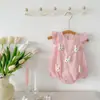 Ropa de Bebé para Verano, Mameluco Delgado Estilo Princesa, Conjunto de Verano Súper Lindo y Elegante para Bebés