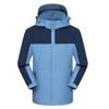 Entrega Directa de Fábrica Chaqueta Fina Impermeable y a Prueba de Viento de Color Bloqueado para Parejas Ropa para Montañismo al Aire Libre para Hombres y Mujeres 26 Modelos Nuevos