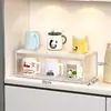Estante de Esquinas para Cocina Estante de Encimera para el Hogar Multifuncional Estante de Almacenamiento para Condimentos de Esquina Almacenamiento de Aceite Sal Salsa de Soja Vinagre