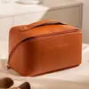 Nuevo neceser de PU, bolsa de almacenamiento para cuidado de la piel, popular bolsa de almacenamiento tipo almohada ins de gran capacidad, moda de alta gama