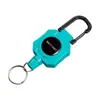Chaveiro Retrátil Magnético Forte para Exterior com Cordão de Puxar Fácil, Anti-Perda, Cordão Estendido, Alta Elasticidade, Chaveiro Fácil de Puxar