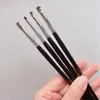 Cangzhou Pincel para Sombras de Ojos Pincel de Detalle Pincel para Maquillaje de Ojos Pelo de Caballo Pincel para Delineador Mezcla Fina Set de Pinceles para Corrector