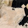 Calcinha feminina Sweet Girl's Retro Lace Confortável de Bolinhas Algodão Puro 2025 Respirável Nova Toda em Algodão