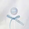 Bala de lentejuelas brillante de moda, bola de espuma láser, bola de lazo de espuma, tarjeta, pastel de San Valentín, bola brillante, decoración para insertar