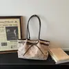 Bolso Tote de Hombro Único para Mujer 2026, Retro de Lunares, Gran Capacidad, Moderno, con Lazo, Nuevo, Casual, para el Trabajo