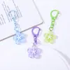 Chaveiro Pingente Flor de Cerejeira com Contas Coloridas em Forma de D DIY Florzinha Dopamina Acessório de Celular Decoração Portátil Venda por Atacado