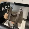 Bolsa Feminina Retrô Transfronteiriça, Grande Capacidade, Novo Modelo 2026, Bolsa Versátil de Ombro e Transversal, Bolsa Casual Dumpling para o Trabalho/Dia a Dia