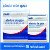 Rolo de Gaze Hualu 4,8*6/6*6/8*6/10*600cm para Uso Médico e Doméstico, Rolo de Gaze para Primeiros Socorros e Uso Médico