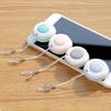 Macaron Limpiador de Pantalla de Teléfono Móvil Limpieza Lente de Ojo Paño de Piel de Ciervo Herramienta de Limpieza de Pantalla Colgante Venta al por Mayor