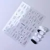 Estilo Popular de Venda Quente Transfronteiriça Estrela Chuva de Meteoros Adesivos de Unha Planos Simples Moda Hot Stamping Céu Estrelado Adesivos de Arte para Unhas Enfeites
