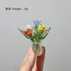 Flores de Vid en Miniatura, Flores Artificiales Hechas a Mano de Vid de Zibo, Decoraciones para Ramo del Día de la Madre, Adornos para Escritorio de Oficina