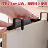 Gancho para Puerta Estante de Almacenamiento de Cocina sin Perforaciones Barra Colgante para Puerta de Gabinete de Cocina Toallero Tipo Trasero para Puerta de Gabinete Estante para Trapos