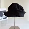 Sombrero de Equitación Mismo Estilo de Zhang Jingyi para Mujer, Gorra de Boina de Mezcla de Lana para Otoño e Invierno, Sombrero de Moda Estilo Japonés Ca4