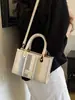 Moda Casual de Personalidade Nova Primavera 2026 Bolsa Tote de Axila para Férias na Praia Bolsa Simples de Ombro Cruzado Feminina Feminina