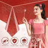 Toalha de Mesa Amazon Glitter Vermelho Estrela Holográfica Laser Transfronteiriça Descartável Brilhante para Festa com Estrelas de Glitter