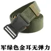 Cinturón Táctico de Lona para Hombre Cinturón Tejido de Nylon Cinturón Casual Versátil Cinturón para Estudiante Entrenamiento Militar Ropa de Trabajo Exterior