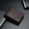 Cartera de Cuero Anti-Robo RFID de Amazon Personalizable de Negocios Multifuncional 70% de descuento Cartera Desmontable Ultradelgada para Hombres