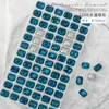 Nuevas joyas para uñas Super Flash K9 rectangulares octogonales de diamante de cristal taladro de pila de diamante de punta inferior Red de diamantes Aurora Decoraciones de uñas de moda