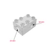 Conector de grampo tipo T separável suporte de eixo óptico grampo cruzado grampo de tubo de três vias liga de alumínio aço tipo coluna vertical e horizontal