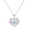 Colar de Prata Esterlina S999 Amor de Anjo Feminino Luxo Acessível Pingente de Nicho Corrente para Clavícula para Esposa e Namorada Presente de Dia dos Namorados