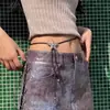 Corrente de Cintura de Concha e Estrela do Mar para Praia de Verão, Cinto de Franjas Estilo Boêmio, Corrente Corporal Sexy para Viagens e Fotos na Beira-Mar
