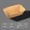 Vajilla para olla caliente de melamina, plato para brochetas con imitación de veta de madera, plato de exhibición para buffet de verduras, olla caliente pequeña giratoria, uso comercial en restaurantes