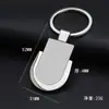 Pingente chaveiro de metal moda negócios cartão único chaveiro de carro anti-perda chaveiro presente prático chaveiro com gravação de LOGOTIPO