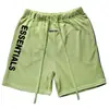 Shorts Tendência Slim Fit Estilo Coreano Essenciais High Street Duplex Masculino Tendência Solto Pendurado Esportivo Casual ins