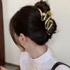 Pinza de metal grande de alta calidad con forma de tiburón, estilo coreano, horquilla de perla para el cabello, accesorios para el cabello de estilo inmortal.