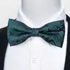 Estoque Pronto do Fabricante Gravata Borboleta Jacquard Formal Masculina para Negócios, Casamento, Festa, Gravata Borboleta Floral de Poliéster em Forma de Seta