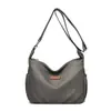 Bolsa Transversal de Tecido Oxford para Mulheres 2026 Novo Estilo Bolsa Grande Capacidade Multi-Compartimentos Leve Bolsa de Ombro Moda Bolsa de Lona