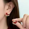 Lindos e Únicos Brincos de Pônei Vermelho para Mulheres, Novo Modelo Mais Vendido de 2026 para o Ano do Cavalo