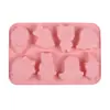 Serie Navideña Santa Árbol Oso Chocolate Dulce Galleta Molde de Silicona Cubo de Hielo Casero Gelatina Gomita Decoración de Pastel