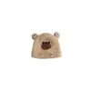 Gorro súper lindo para bebé, a prueba de viento y cálido, gorro de lana tejido para bebé para otoño e invierno, adorable para recién nacidos
