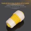 [Chuangyuan] 6 pontos a 4 pontos adaptador de diâmetro de junta de tubo de água de plástico mangueira de pele de cobra conector rápido de reparo