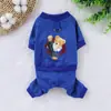 Ropa de Primavera y Verano Fina tipo Kung Fu Oso sin Capucha para Perros y Gatos, Ropa de Cuatro Patas para Perros Pequeños como Teddy, Bichón y Pomerania