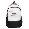 Nueva Mochila Escolar para Estudiante de Secundaria Femenina Mochila Nueva de Gran Capacidad Estampado de Letras Versión Coreana Color de Contraste Estudiante Universitario