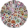 50 Piezas de Calaveras de Horror de Colores Pegatinas Populares de Graffiti de Amazon Pegatinas Sorpresa para Maleta Pegatinas para Coche Removibles