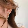 Aretes de borla de lazo de Corea del Sur 2021 nuevos aretes de moda de otoño e invierno de lujo ligero de alta calidad aretes elegantes de Navidad