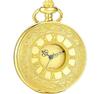Reloj de Bolsillo de Cuarzo al por Mayor Estilo Pastoral Vintage Romano Hueco Reloj de Bolsillo Accesorios para Ropa de Hombre y Mujer Reloj de Cuarzo