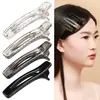 Pinza para el pelo con fleco lateral hueco de 6.4 cm para cabello suelto, pinza de pico de pato lateral dulce, clip de seccionamiento sin marcas para peinado estilo coreano DIY