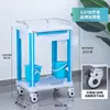 Coche de tratamiento multifunción de ABS anestesia integrada puerta única doble cinco bombeos tratamiento coche de tratamiento multifunción de ABS coche de cambio de medicamento