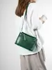 Nueva Bolsa de Moda Cuero Curtido Vegetal Capa Superior Piel de Vaca Bolso para Mujer Bolso Cruzado de Cuero Genuino Cuero de Yeso Bolso Vintage Tipo Almohada 832