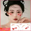 Lindas pegatinas de tatuaje de maquillaje rubor soporte maquillaje escénico para niños Día de San Valentín Año Nuevo amor pegatinas para la cara