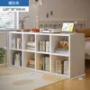 Gabinete de celosía partition de mesita de noche semi-cerrado gabinete de almacenamiento de dormitorio estante de almacenamiento de estantería de mesita de noche almacenamiento de extremo de cama de piso ocho compartimentos