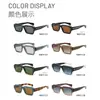 Gafas de Sol Cuadradas Europeas y Americanas Transfronterizas para Hombre, Gafas de Sol de Diseñador de Moda Retro de Gama Alta para Mujer, Gafas de Estilo Callejero, Gafas de Sol