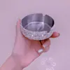 Nuevo cenicero creativo de acero inoxidable personalizado para el hogar, con diseño de diamante, anti-ceniza voladora, venta directa de fábrica de comercio exterior transfronterizo