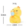 Micro Paisaje Juguete Creativo de Moda Gato Naranja Banda Figura Linda Accesorios de Decoración DIY Adornos Pequeños de Escritorio Diversión Giratoria