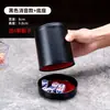 Copo de Dados Silencioso de Couro com Base para KTV Boate Bar Copo de Dados Reto com Toque Suave