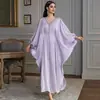 BA5224 Vestido nuevo de 5 colores con mangas de murciélago, de alta gama, vestido festivo dorado brillante
